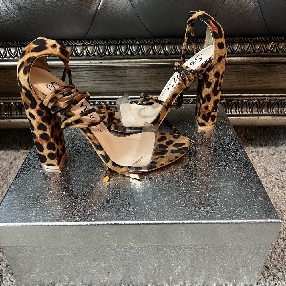 Leopard Print Women's Heels